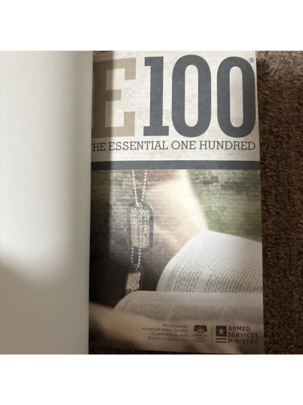 HOLY BIBLE E100 Military Edition New American Version W/ Lectio Divina Paperback